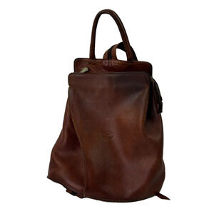 Exclusive Design Tan Leather Backpack